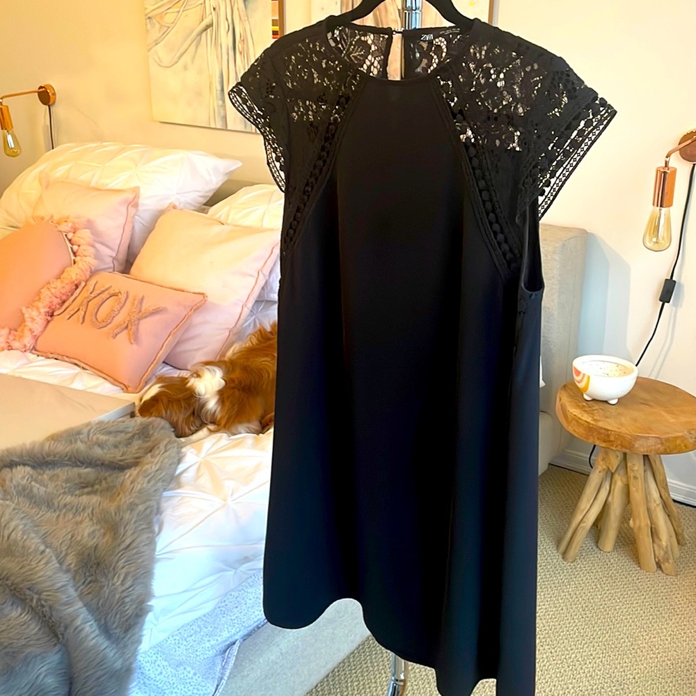 Zara black dress